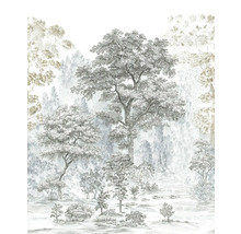 Behang met boslandschapmotief