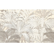 Behang met bladerprint voor wanddecoratie