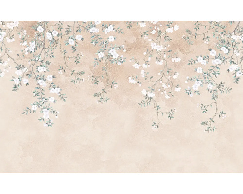 Decoratief behang met bloemmotief voor binnenshuis
