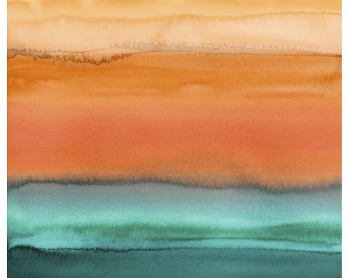 Abstract aquarelontwerp met horizontale kleurverlopen