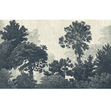 Behang met bosmotief