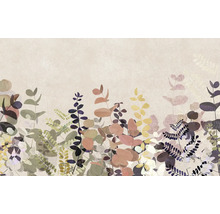 Illustratie met plantmotieven voor wanddecoratie