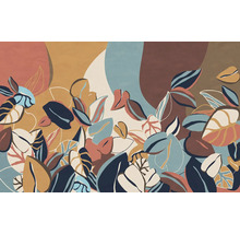 Abstract bladerdessin voor wanddecoratie