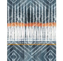 Stofpatroon met strepen en geometrische vormen