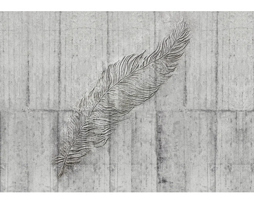 Betonnen muur met veer reliëf
