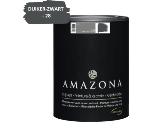Amazona verf emmer Duiker-Zwart 28