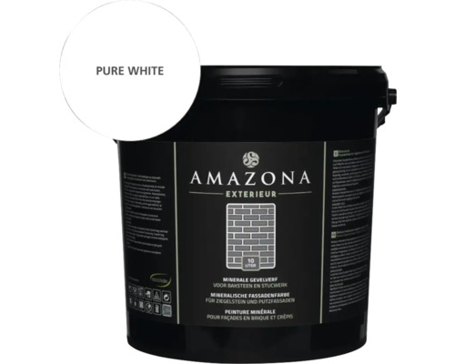 Amazona gevelverf voor minerale buitenmuren in een tien liter emmer