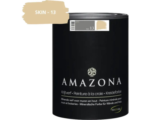 Amazona krijtverf voor muren en hout, kleur Skin 13