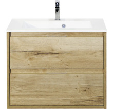 Wastafelonderkast met twee laden en wastafel