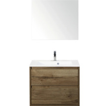 Wastafelmeubel met spiegel en onderkast