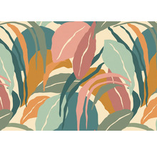 Abstract bladpatroon voor wanddecoratie