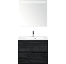 Wastafelmeubel met spiegel en onderkast