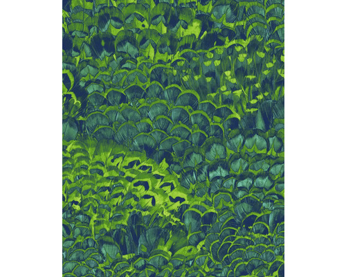 Behang met veren ontwerp