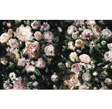 Bloemenbehang met rozen en pioenen