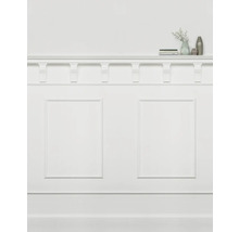 Wandpaneel met sierlijsten en plank voor decoratie