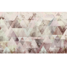 Geometrisch behangpatroon met driehoeken