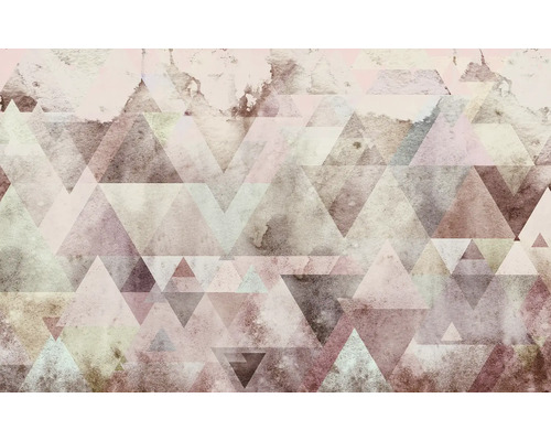 Geometrisch behangpatroon met driehoeken