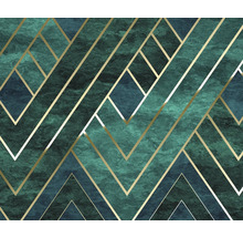 Geometrisch behangpatroon met lijnen
