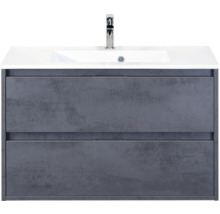 Wastafelonderkast met wastafel en kraan