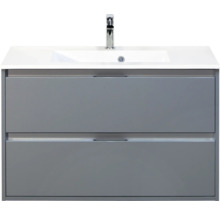 Wastafelonderkast met twee laden en wastafel