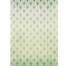 Behang met waaiervormig patroon