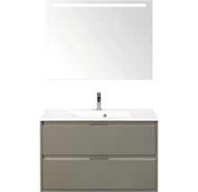 Wastafelcombinatie met spiegel en onderkast