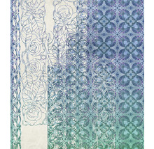 Patroon met bloem- en ornamentele motieven