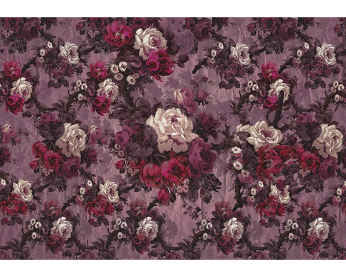 Behang met rozenmotief