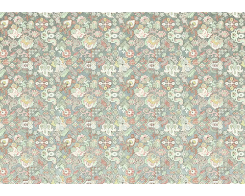 Decoratieve stof met bloemmotief