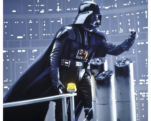 KOMAR Fotobehang vlies DX6-071 Disney Edition 4 Star Wars Classic Dark Side 300x250 cm Darth Vader figuur met licht