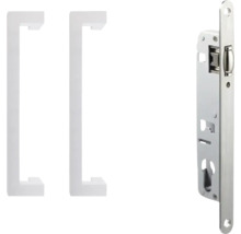 Deurbeslagset met twee deurklinken en een insteekslot