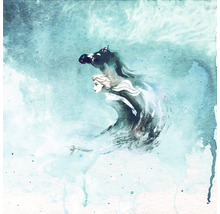 Aquarelschilderij van Elsa en een paard