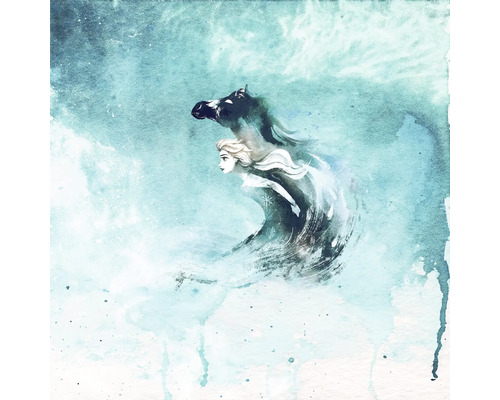 Aquarelschilderij van Elsa en een paard