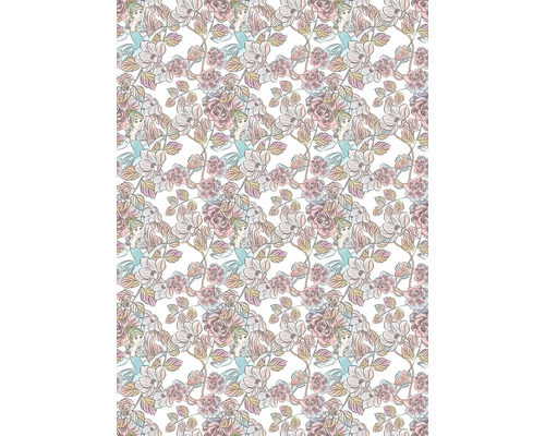 KOMAR Fotobehang vlies DX4-007 Disney Edition 4 Cinderella Blossom 200x280 cm Patroon met bloemen en een vrouwelijke figuur