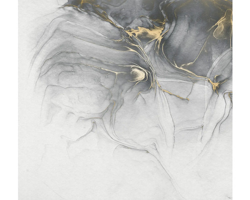 Abstracte illustratie met marmer effect in grijs en goud