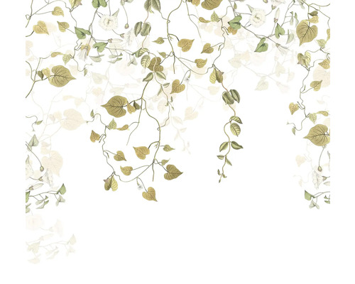 Behang met plantenmotief