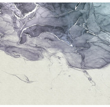 Abstracte wanddecoratie met marmering