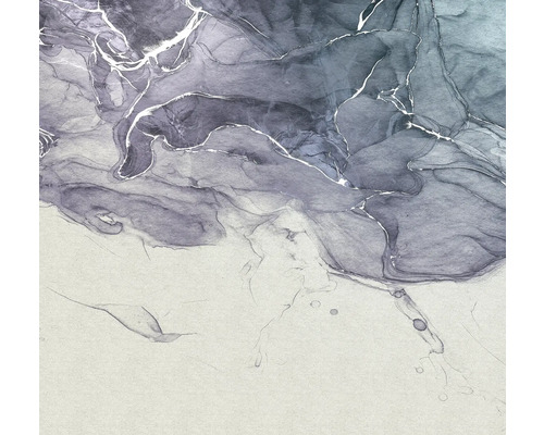 Abstracte wanddecoratie met marmering