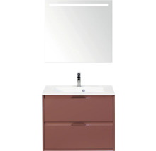 Wastafelmeubel met spiegel en onderkast voor de badkamer