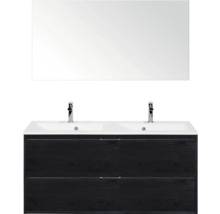 Wastafelonderkast met wastafel en spiegel voor de badkamer