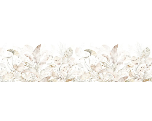 Behang met bloemmotief