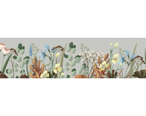 Illustratie van diverse bloemen, bladeren en planten