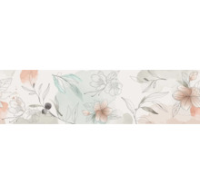 Abstracte bloementekening op een achtergrond met patroon