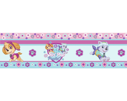 Paw Patrol border met Skye en Everest ontwerp