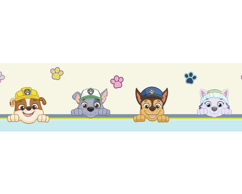 Behangrand met Paw Patrol motieven