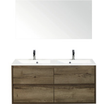 Badkamermeubelset met wastafelonderkast, wastafel en spiegel