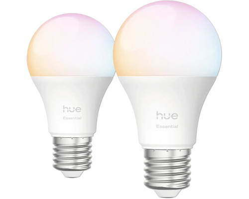 Twee Philips Hue Essential lampen