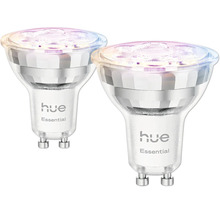 Twee Philips Hue Essential GU10 ledlampen
