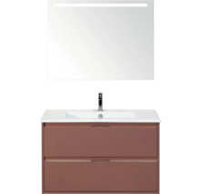 Wastafelcombinatie met spiegel en onderkast