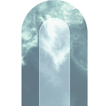 Abstract boogpatroon met vage texturen